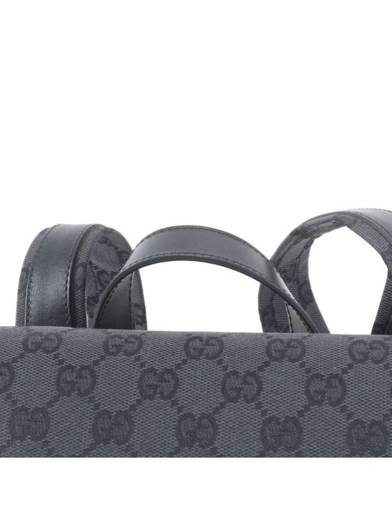 Gucci GG Canvas Leather Backpack Black main image 7